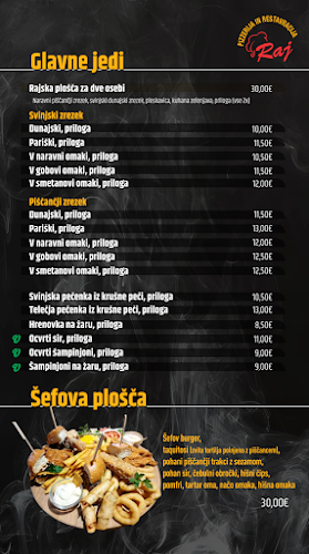 Comentarii opinii despre Pizzerija in restavracija Raj