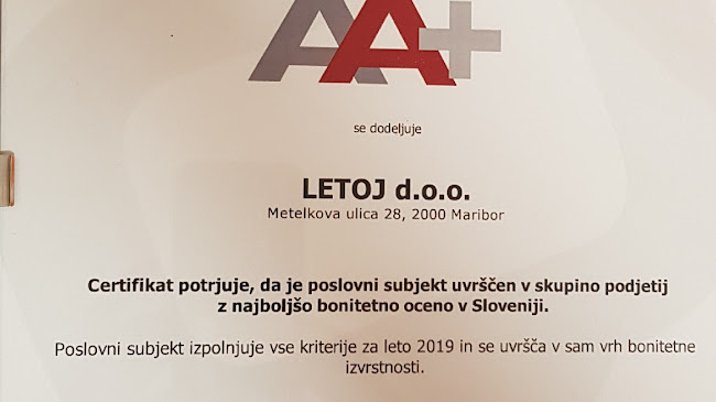 LETOJ D.o.o.,Pekarna Tabor - Maribor