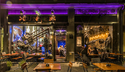 Bunker postapocalyptic steampunk bar