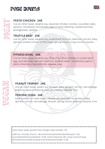 Opinii despre TINK superfood - Poke Bowls | Brunch | Matcha în Ljubljana - Gastronomija in gostinstvo