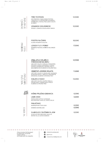 Opinii despre Črna Kuhna Restaurant în Miklavž pri Ormožu - Gastronomija in gostinstvo