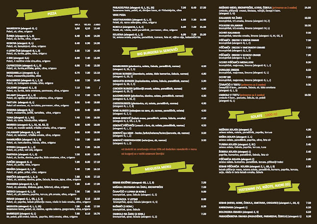 Pizzeria Me Gusta, Dostava hrane na dom