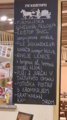 restavracija in pizze-rija Pr' Krištofu