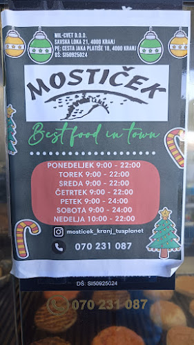 Mostiček - Gastronomija in gostinstvo