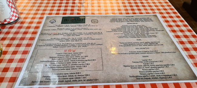 Roštilj - Gastronomija in gostinstvo