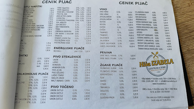 Opinii despre Gostišče Hiša Izabela în Muta - Gastronomija in gostinstvo