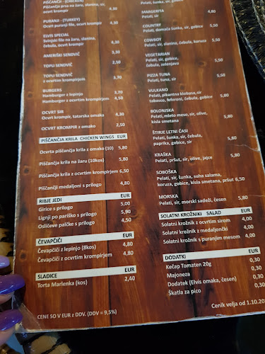 Elvis American Bar - Gastronomija in gostinstvo