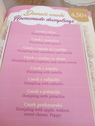 Moj Cmok - Gastronomija in gostinstvo