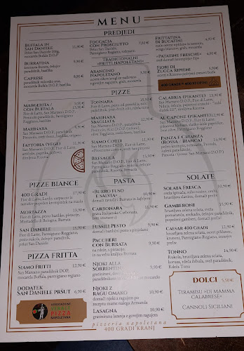 400 Gradi Kranj, Pizzeria Napoletana - Kranj