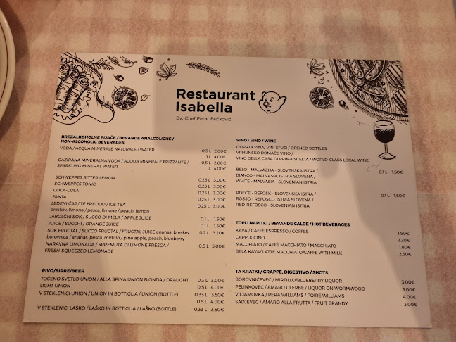 Restavracija Isabella Podgrad Slovenia ⭐⭐⭐⭐⭐