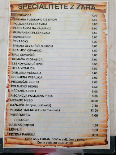 Restavracija Balkovec - Dragatuš