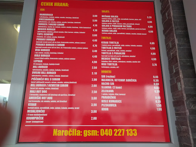 Hamburger Hill - Gastronomija in gostinstvo