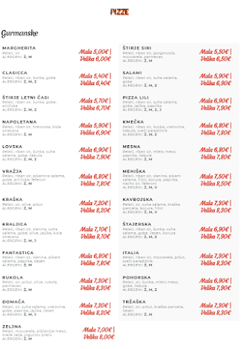 Pizzeria restavracija Lili Ptuj