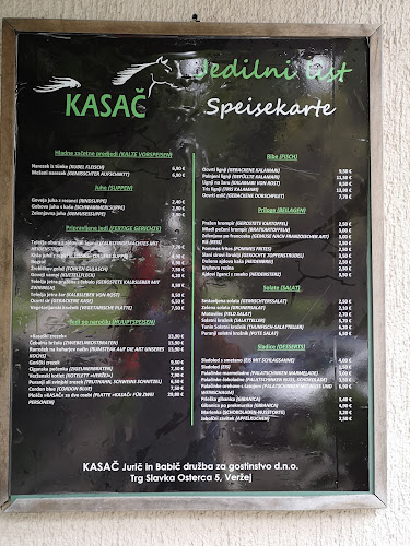 Opinii despre Kasač Jurič in Babič, družba za gostinstvo d.n.o. în Veržej - Gastronomija in gostinstvo