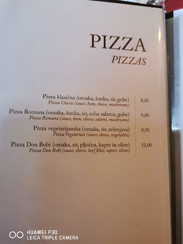 Opinii despre Gostilnica Don Bobi în Novo mesto - Gastronomija in gostinstvo