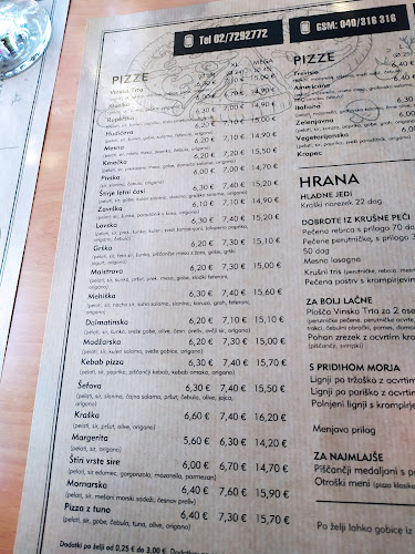 Opinii despre "Gostilna pizzerija vinska Trta" Boštjan Fekonja s.p. în Voličina - Gastronomija in gostinstvo
