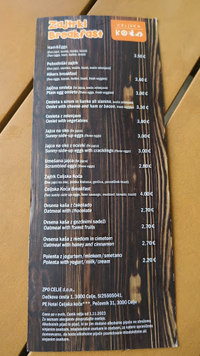 Restavracija Celjska Koča