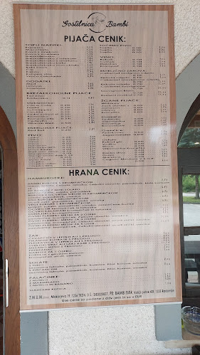 Opinii despre Gostilnica Bambi în Radomlje - Gastronomija in gostinstvo
