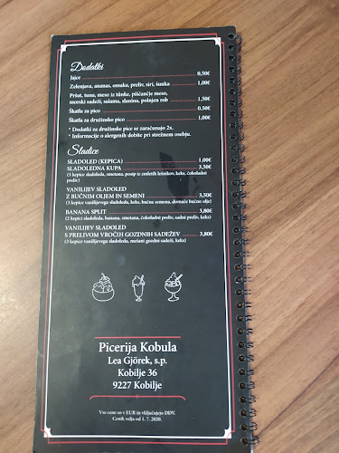 Picerija Kobula, Lea Gjörek, s.p. - Kobilje
