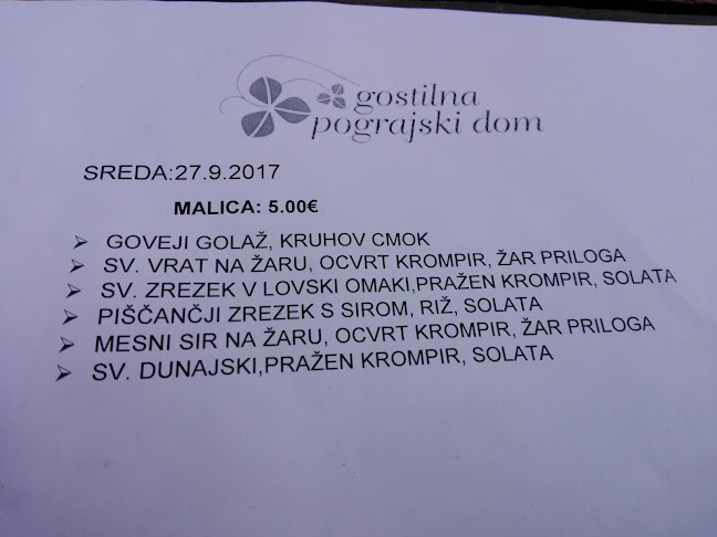 Opinii despre Gostilna Pograjski dom, PG DOM d.o.o. în Polhov Gradec - Gastronomija in gostinstvo