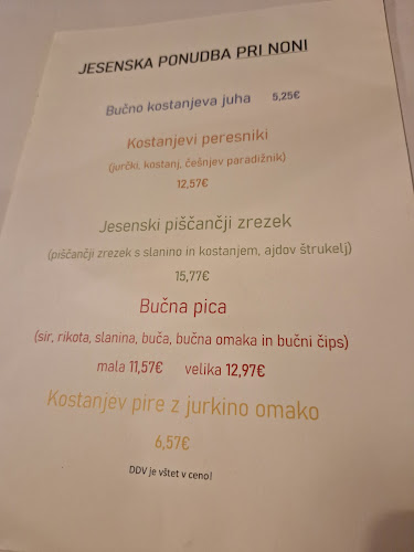 Gostilna - Pizzeria Nona - Gastronomija in gostinstvo