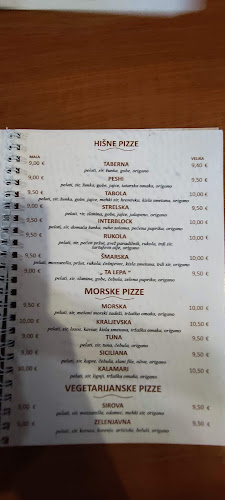 Opinii despre Pizzeria Taberna în Šmarca - Gastronomija in gostinstvo