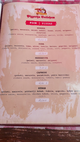 Pizzerija Betlehem - Gastronomija in gostinstvo