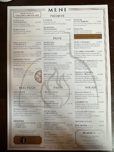 Opinii despre 400 Gradi Kranj, Pizzeria Napoletana în Kranj - Gastronomija in gostinstvo