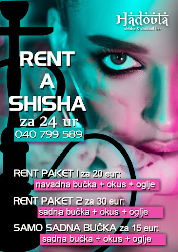 Opinii despre Hadouta Shishas & Cocktails / Shisha Showroom în Ljubljana - Gastronomija in gostinstvo