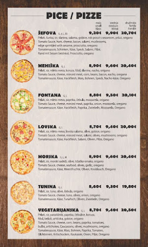 Gostilna in Picerija Moschkon - Gastronomija in gostinstvo