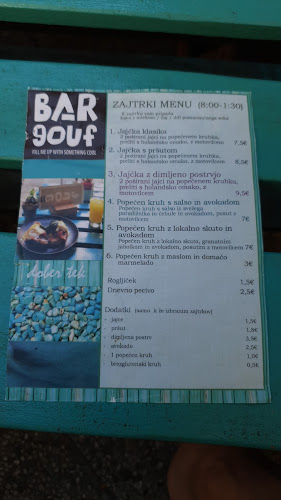 Bar Gouf - Gastronomija in gostinstvo