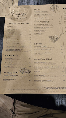 Opinii despre Fugazi Cucina&Bar în Ljubljana - Gastronomija in gostinstvo