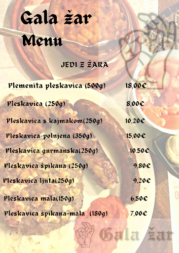 RESTAVRACIJA GALA ŽAR - Maribor