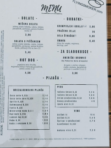 Flying Smoker - Gastronomija in gostinstvo