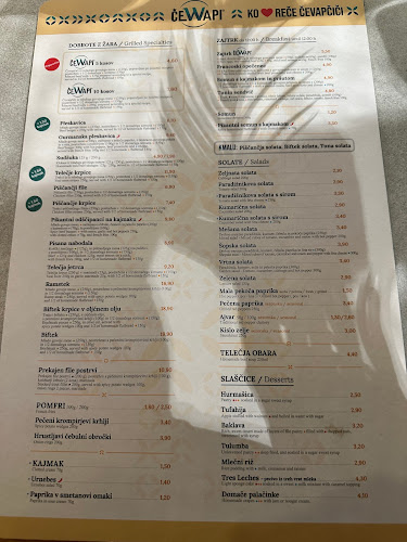 CeWapi - Gastronomija in gostinstvo