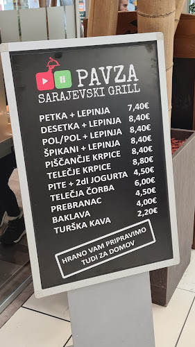 Sarajevski grill Pavza - Gastronomija in gostinstvo