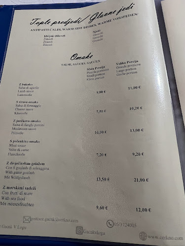 Opinii despre Gostišče Gačnk în Cerkno - Gastronomija in gostinstvo