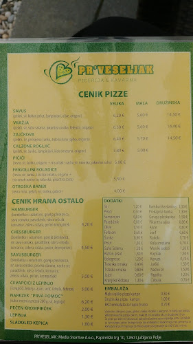 Pr' Veseljak - picerija in kavarna - Radeče