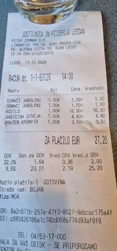 Gostilnica in pizzerija Leščan - Lesce