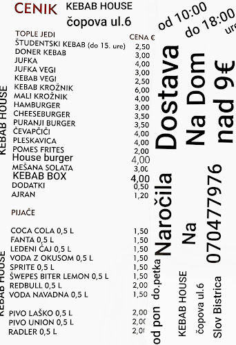 Opinii despre KEBAB HOUSE VEBI SHABANI s,p. în Slovenska Bistrica - Gastronomija in gostinstvo