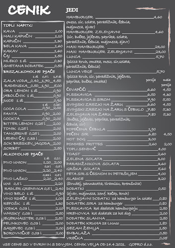 Okrepčevalnica Dolga Njiva - Deskle