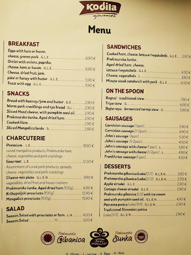 Opinii despre Kodila Gourmet & Bistro Market în Ljubljana - Gastronomija in gostinstvo