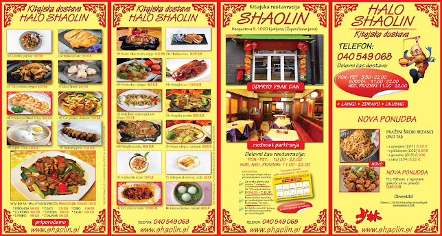 Kitajska Restavracija Shaolin - Gastronomija in gostinstvo