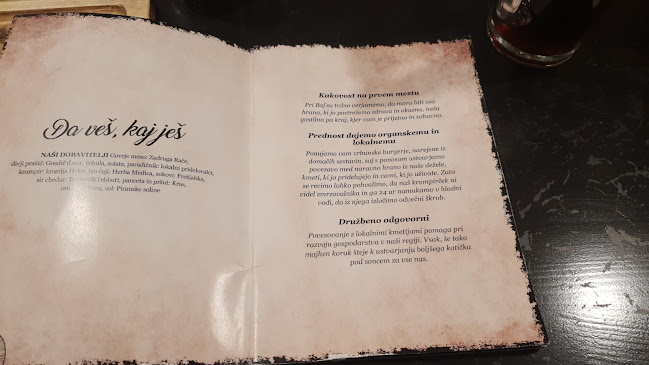 BAJS BURGER - Gastronomija in gostinstvo