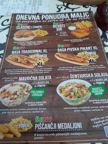 Kapljica Šentburger - Gastronomija in gostinstvo