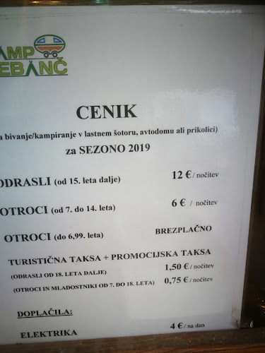 Kamp Lebanč - Gastronomija in gostinstvo