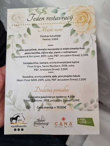 Gostilna Zorko Dušan Zorko s.p. - Gastronomija in gostinstvo