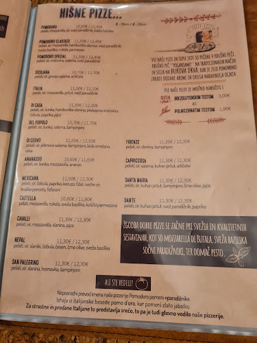 Opinii despre Pizzerija Pomodoro în Maribor - Gastronomija in gostinstvo