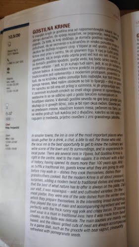 Opinii despre Krhne în Vipava - Gastronomija in gostinstvo