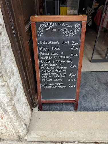 Gostilna Pri Tinetu - Gastronomija in gostinstvo